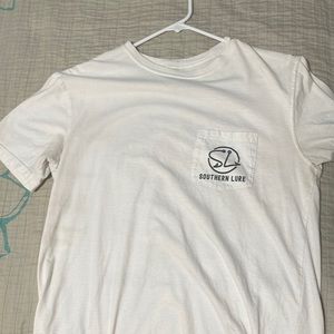 Southern Lure white T-shirt 100% cotton lightly used